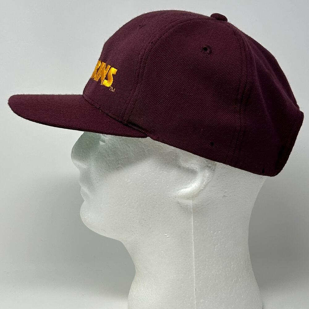 Vintage 90s Washington Redskins Hat Baseball Cap Commanders AJD Snapback Red - Picture 15 of 16